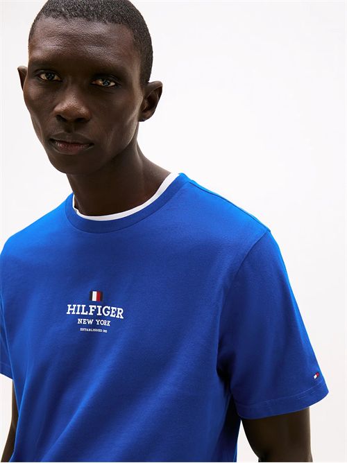 t-shirt man blue TOMMY HILFIGER | MW0MW38980D03